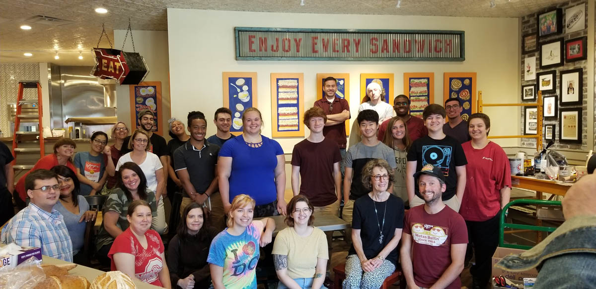 Staff of Katzinger's Dublin location on opening day.